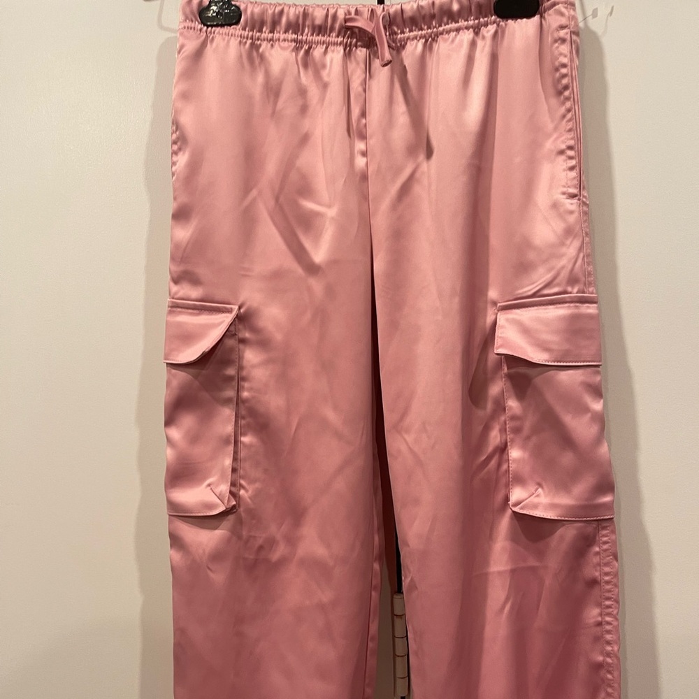 Pink Cargo Pants NWOT